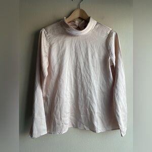 Banana Republic Women Blouse Cream Top Size Small Petite